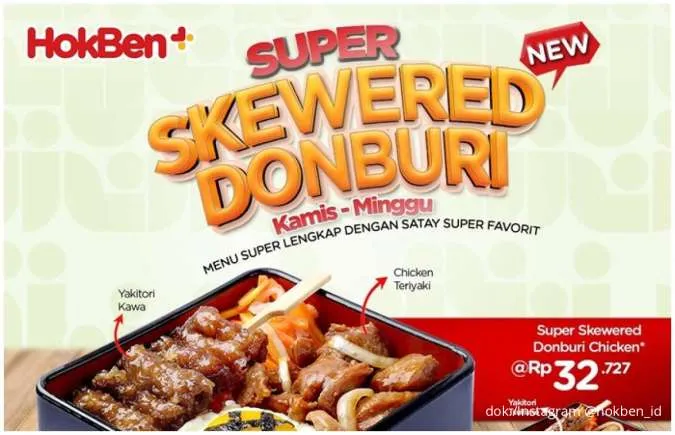 Rayakan Weekend Promo Menu Baru HokBen Skewered Mulai Rp 32.000-an