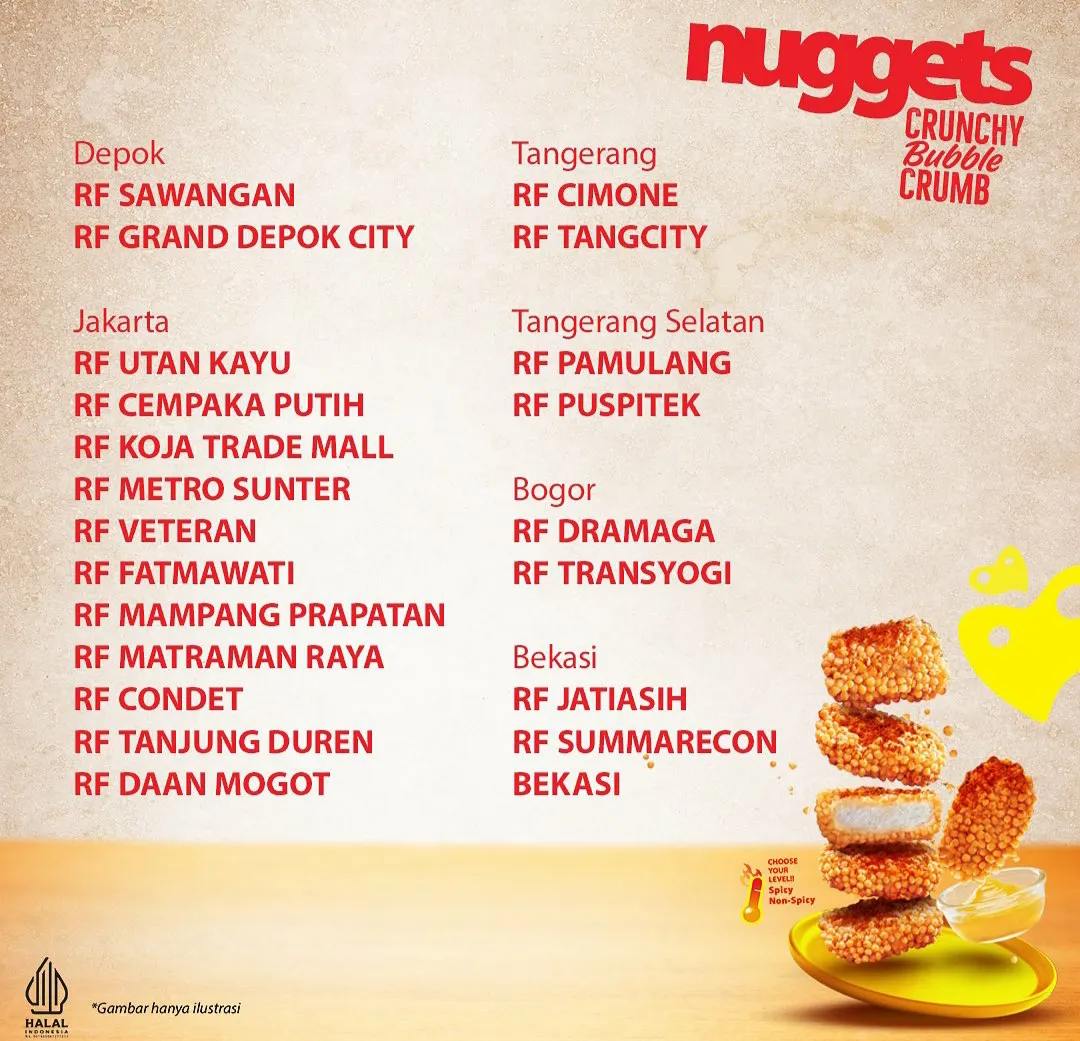 Richeese factory menu baru Nuggets Crunchy Bubble Crumb