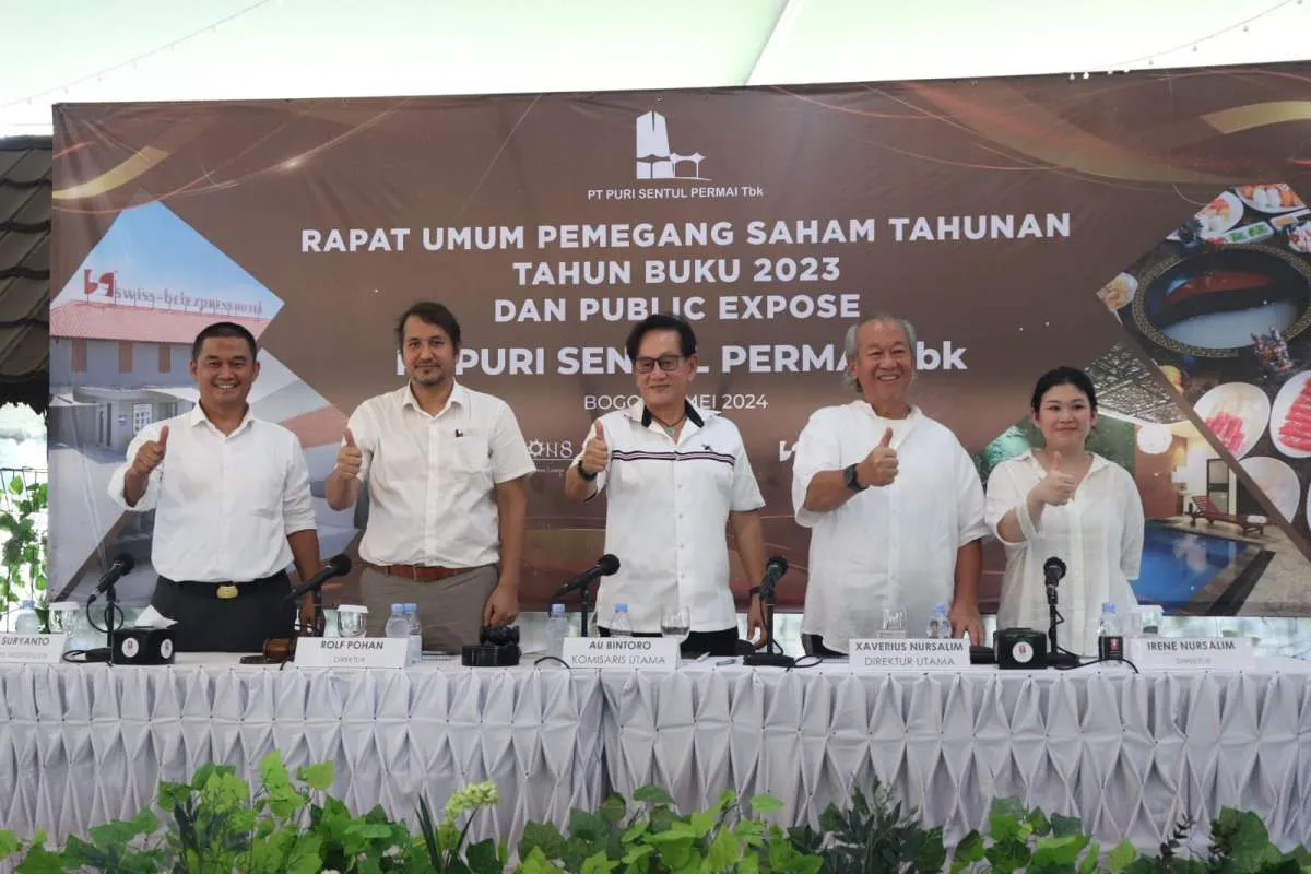 Puri Sentul Permai (KDTN) Investasikan Sisa Laba Bersih untuk Bangun Ballroom