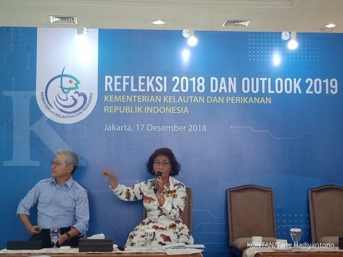 Menteri Susi Sumbang Rp 53 miliar pemasukan negara dari pencuri ikan sepanjang 2018