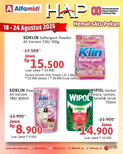 Promo Alfamidi Hemat Satu Pekan Periode 18-24 Agustus 2025