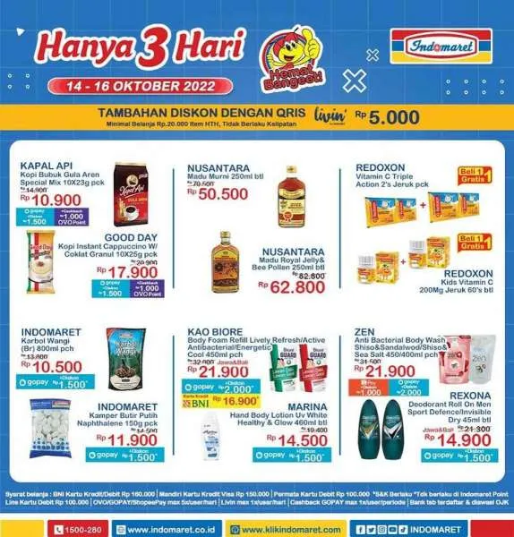 Promo JSM Indomaret 14-16 Oktober 2022