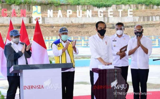  Jokowi resmikan Bendungan Napun Gete di NTT