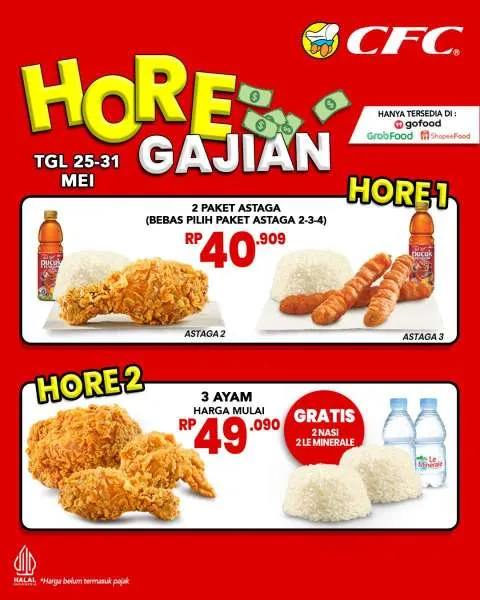 Promo CFC Hore Gajian Hanya Seminggu