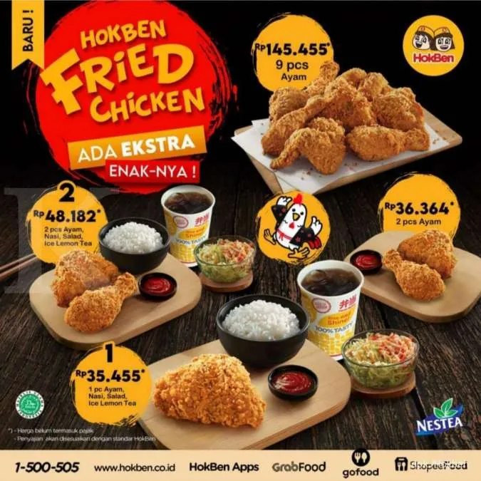 Promo Hokben Terbaru - Paket Hokben Fried Chicken (HFC)