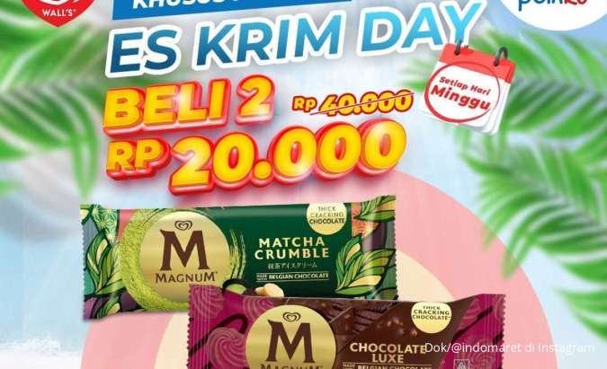 Promo Es Krim di Indomaret 26 Januari 2025, Magnum Beli 2 Lebih Murah Hanya Hari Ini