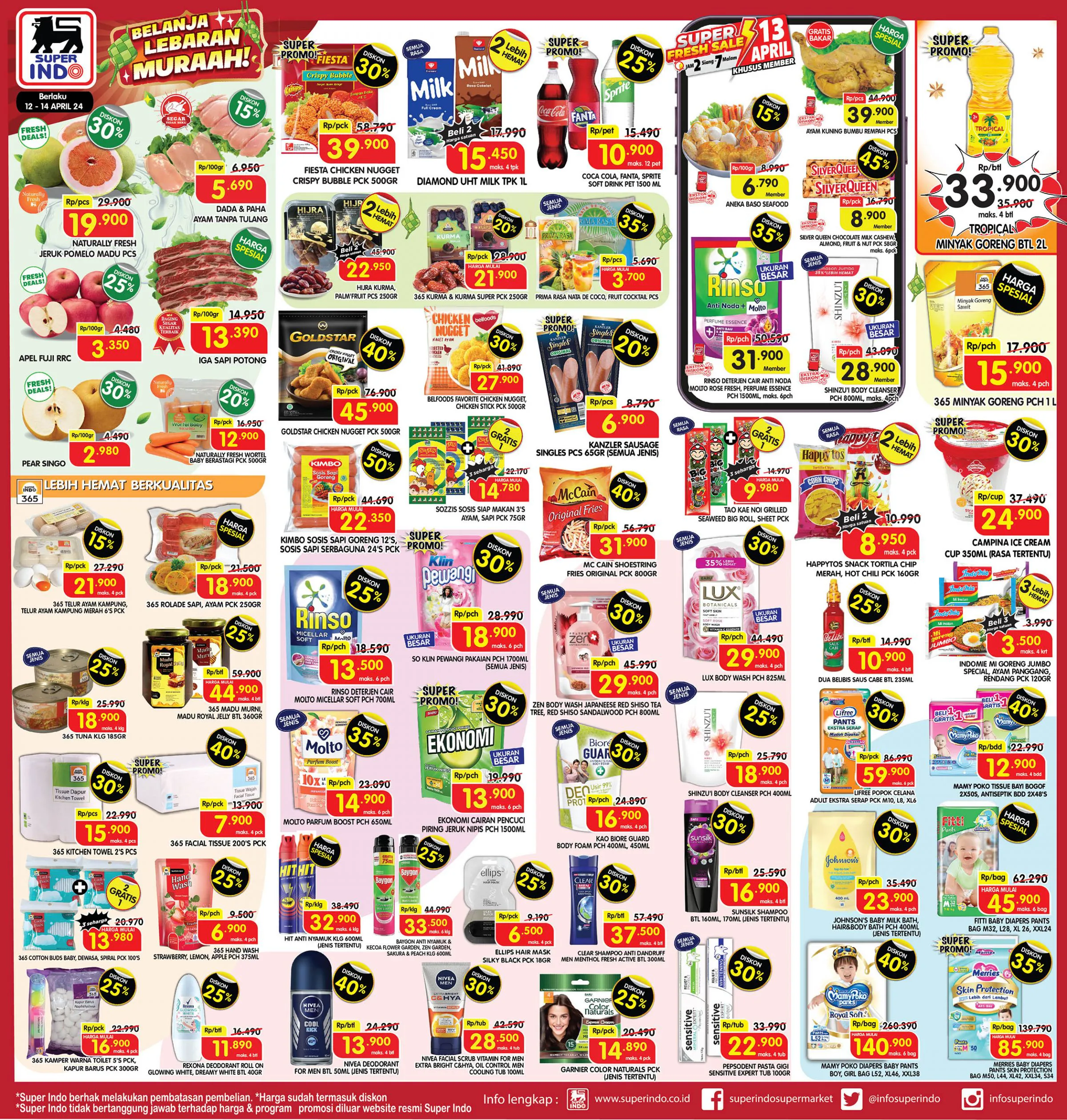 Promo JSM Superindo Spesial Lebaran Periode 12-14 April 2024