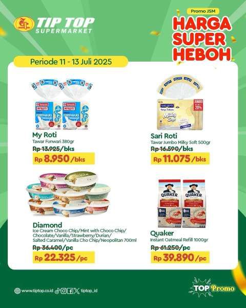 Promo JSM Tip Top 11-13 Juli 2025