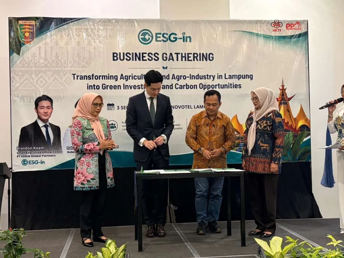 ESGIN Bidik Proyek Karbon & Investasi Hijau Agroindustri dan Peternakan di Lampung