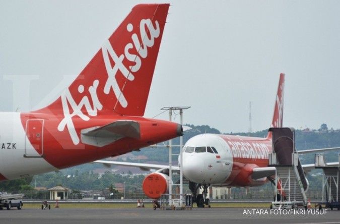 Air Asia Indonesia (CMPP) membidik load factor naik 10% di tahun ini