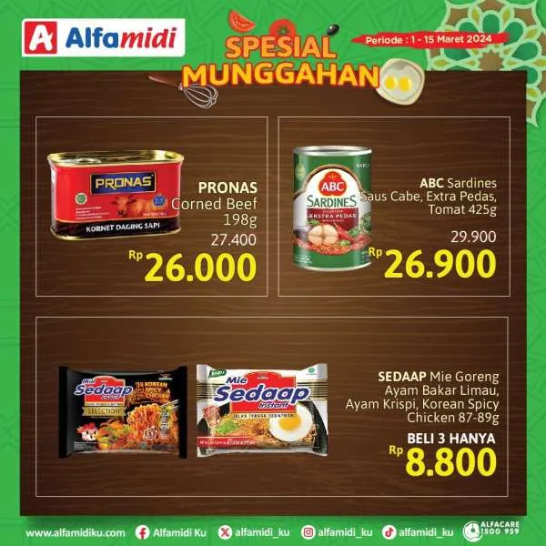 Promo Alfamidi Spesial Munggahan Periode 1-15 Maret 2024