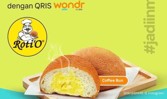 Promo Wondr by BNI Agustus 2024, Pay 2 Get 3 di RotiO dan Tous les Jours Setiap Rabu