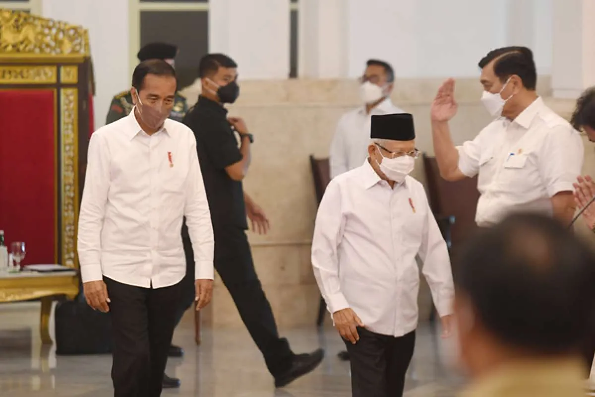 Presiden Jokowi Teken Keppres 7/2022, Wapres Ma'ruf Amin Jadi Plt Presiden