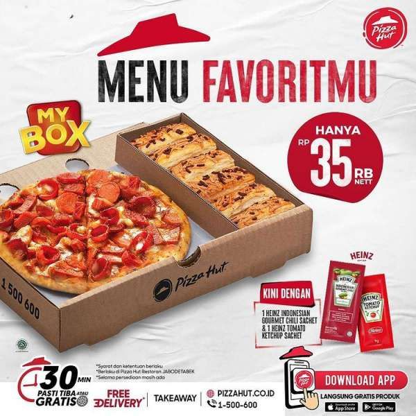 Promo Pizza Hut My Box di Bulan Januari 2022