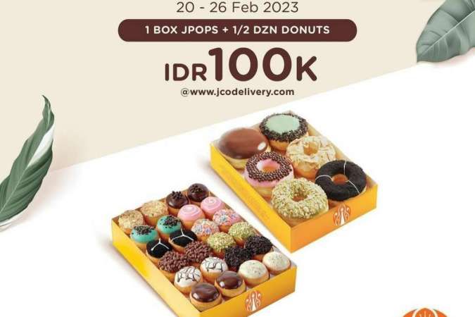Promo J.CO Isi Jpops dan Donut Hemat Rp 100.000, Berlaku Sampai 26 Februari