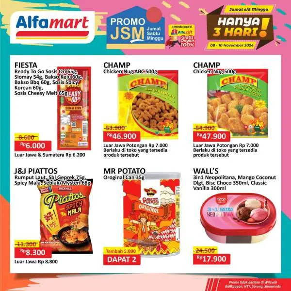 Promo JSM Alfamart Periode 8-10 November 2024