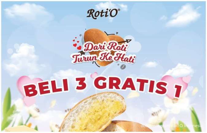 Promo Roti'O Beli Lebih Banyak Dapat Lebih Banyak, Hingga 23 Februari 2025 Saja 