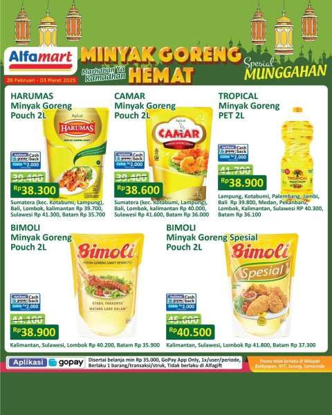 Promo Minyak Goreng Hemat di Alfamart 28 Februari-3 Maret 2025