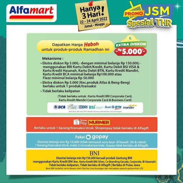 Promo JSM Alfamart Terbaru 22-24 April 2022