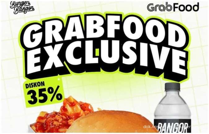 Terbaru di Bulan Juni, Promo Burger Bangor GrabFood Exclusive Diskon sampai 35%
