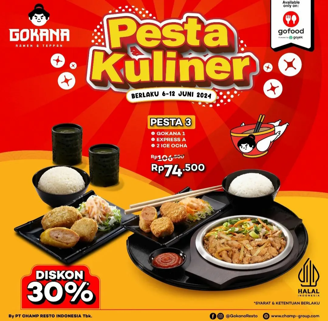 Promo Gokana Pesta Kuliner
