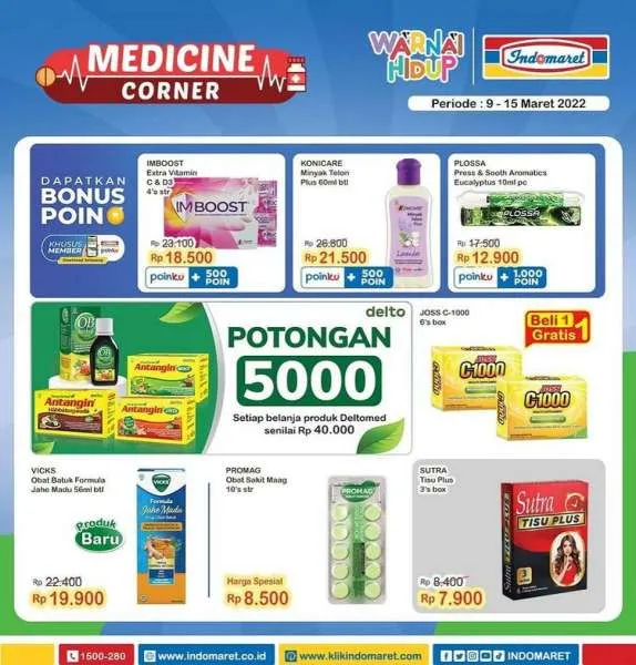 Promo Indomaret Super Hemat Mingguan 9-15 Maret 2022