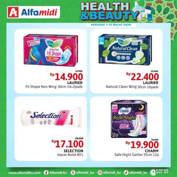 Promo Alfamidi Health & Beauty Periode 1-15 Maret 2024