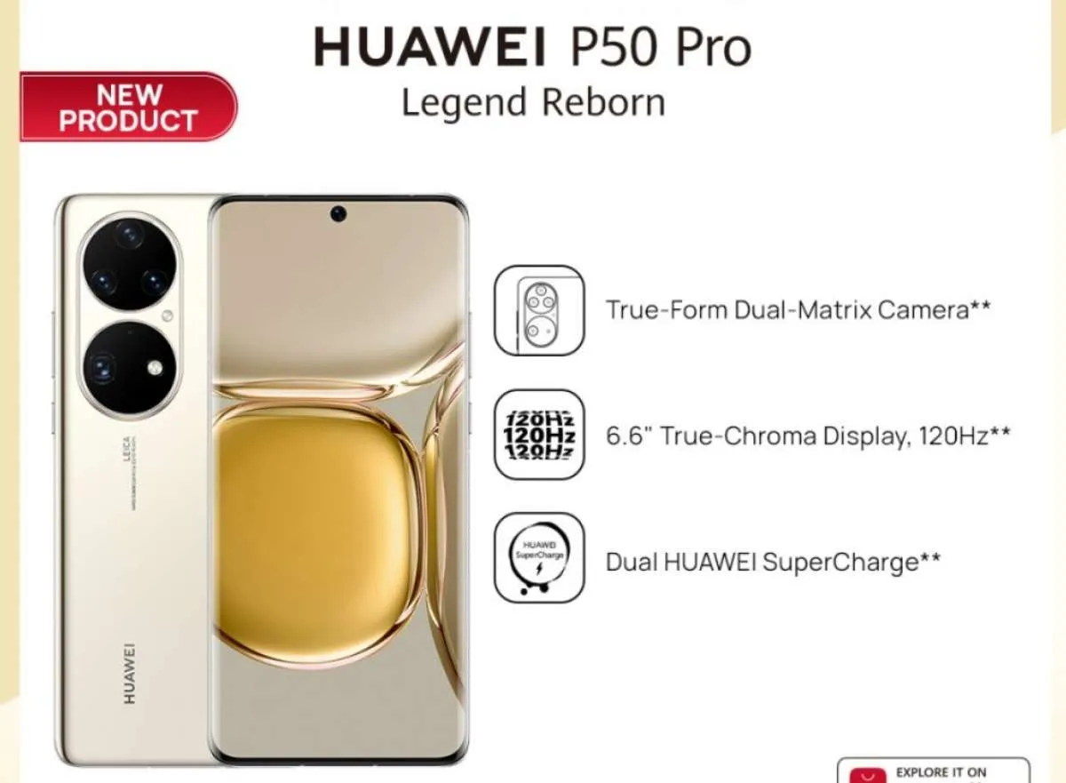Spesifikasi & Harga HP Huawei P50 Pro di Indonesia, Dibanderol Rp 15 Jutaan