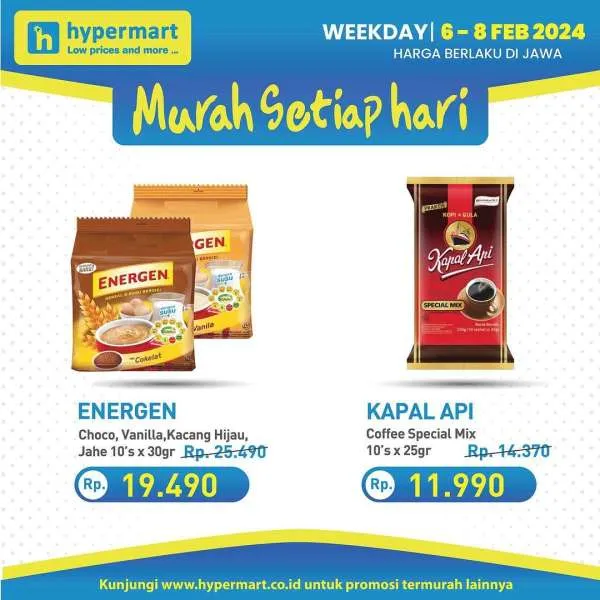 Promo Hypermart Hyper Diskon Weekday Periode 6-8 Februari 2024