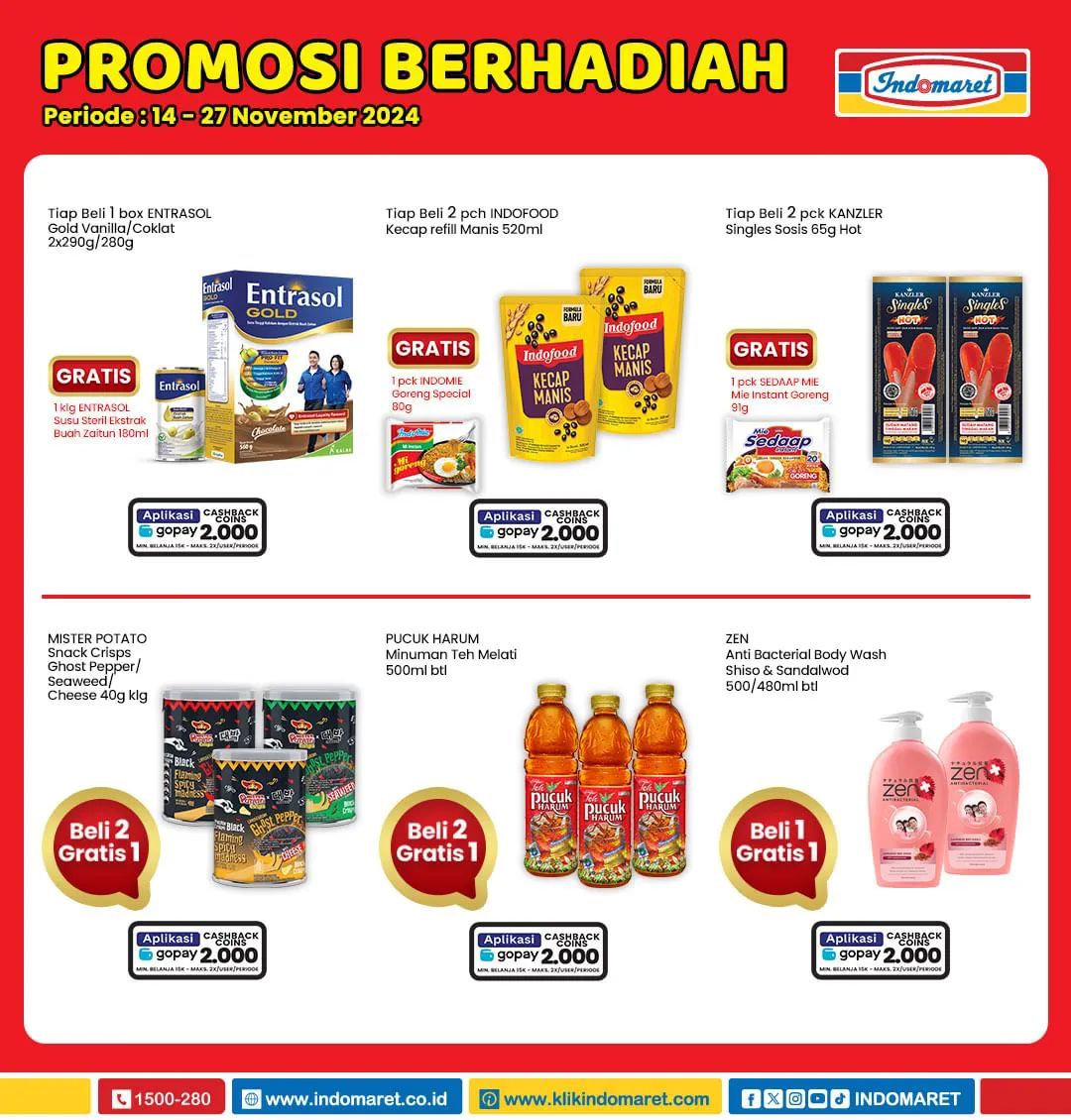 Promo Berhadiah Indomaret Periode 14-27 November 2024
