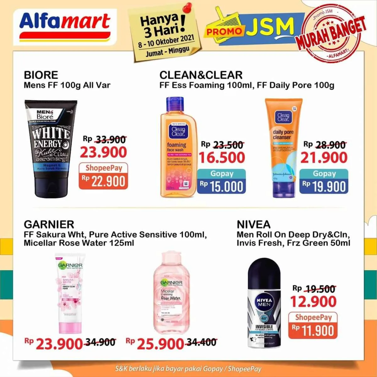 Katalog Promo JSM Alfamart Hanya 3 Hari Periode 8-10 Oktober 2021