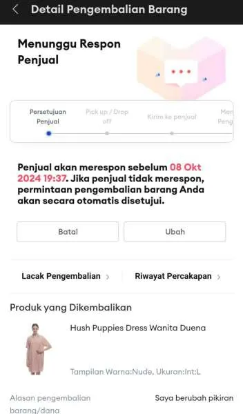 Respon Penjual