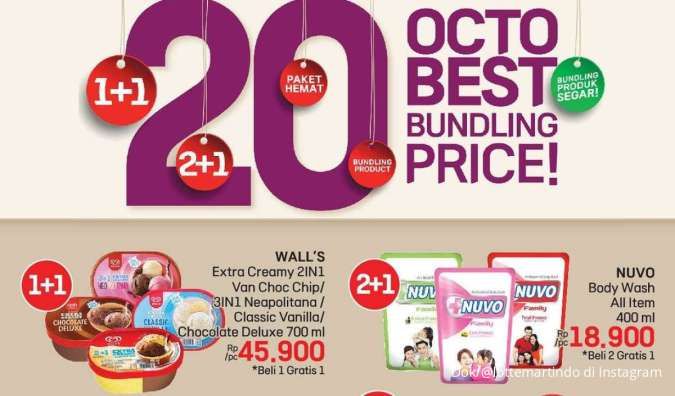 Promo Es Krim di Alfamart hingga Superindo, Ada Beli 1 Gratis 1 di Lotte Mart Oktober