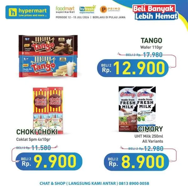 Promo Hypermart Beli Banyak Lebih Hemat Periode 12-15 Juli 2024