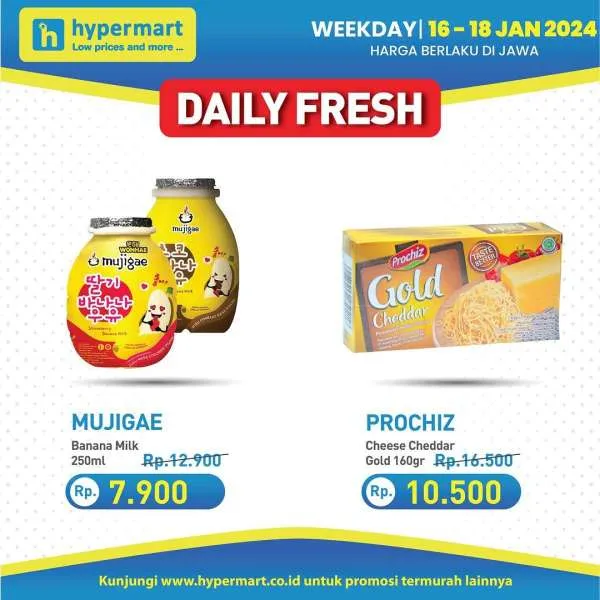 Promo Hypermart Hyper Diskon Weekday Periode 16-18 Januari 2024