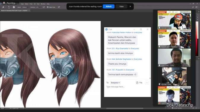 Ratusan Peserta Ikuti Pelatihan Ilustrasi Gratis di Saturday Virtual Class - Illustrator 101