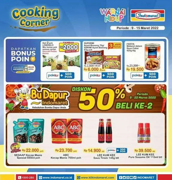 Promo Indomaret Super Hemat Mingguan 9-15 Maret 2022