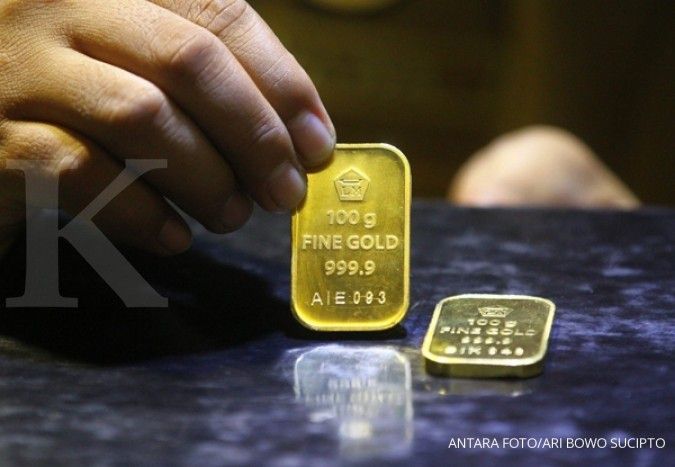 Arah harga emas menuju ke bawah 