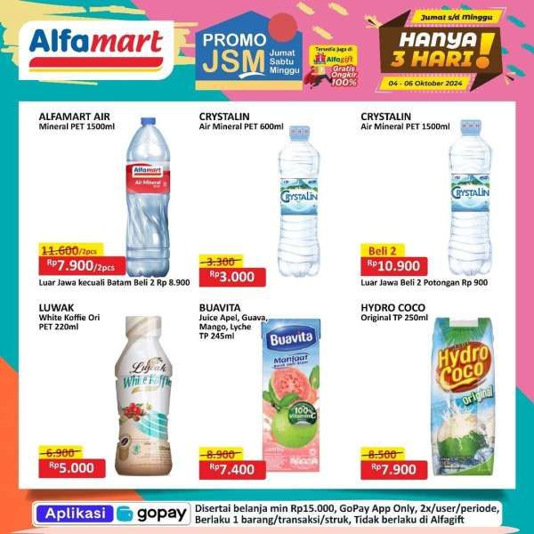 Promo JSM Alfamart Periode 4-6 Oktober 2024