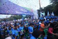 Perkuat Pasar Elektronik di Indonesia, Haier Perkenalkan Produk di Women’s Day Run 