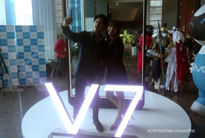 Ponsel Vivo V7 dibanderol Rp 3,79 juta 