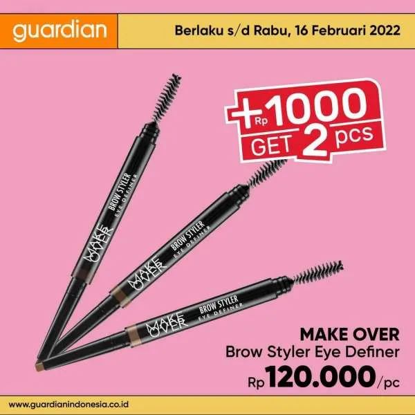 Promo Guardian +1000 Get 2 Pcs Periode 10-16 Februari 2022