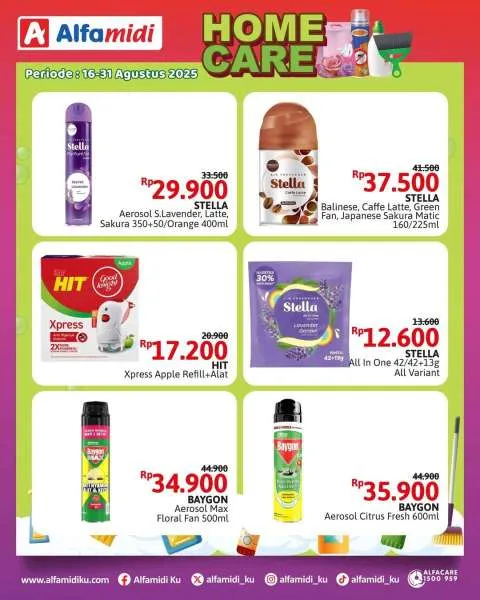 Promo Alfamidi Home Care Fair Periode 16-31 Agustus 2025