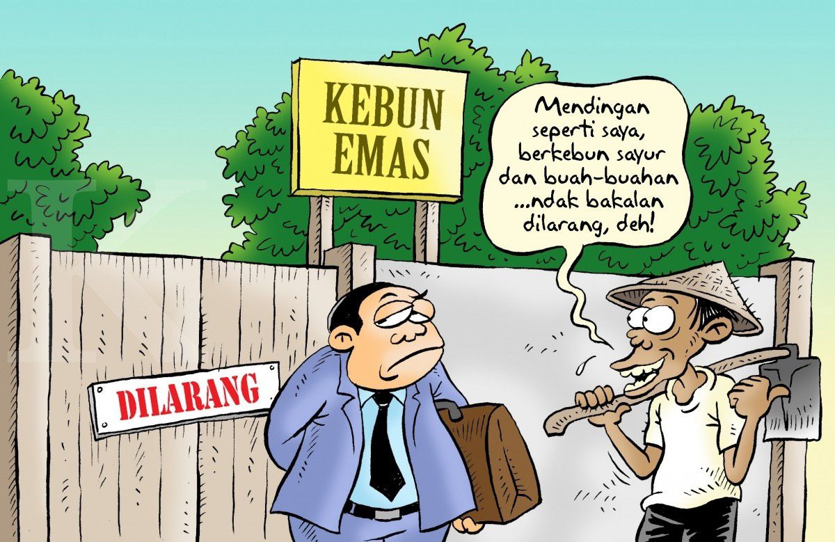 Dilarang Berkebun Emas