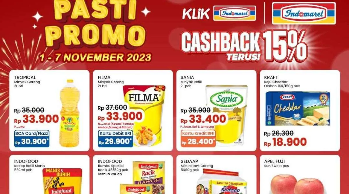 Promo JSM Indomaret Potongan Harga Minggu 5 November 2023, Berakhir 2 Hari Lagi!
