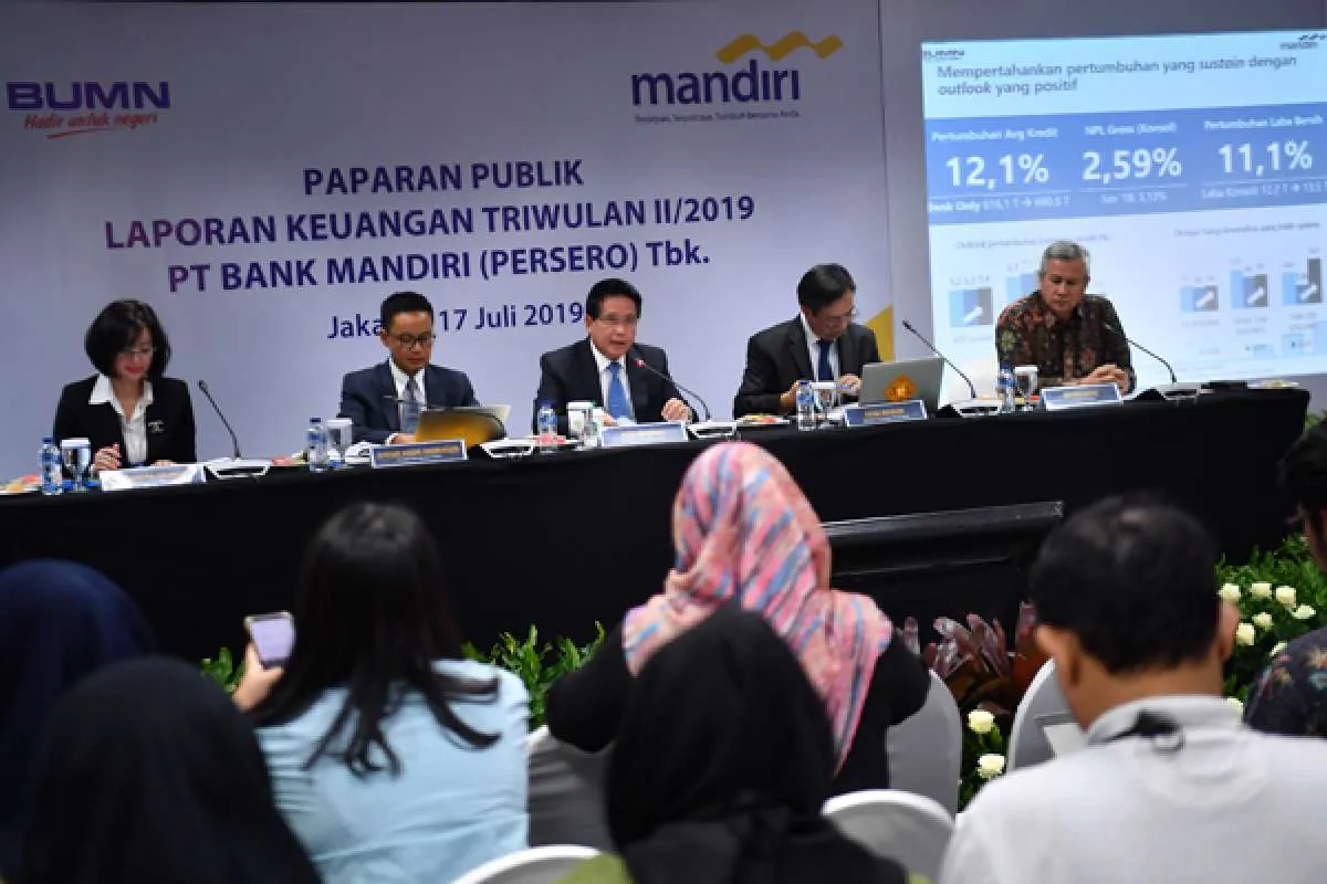 Bank Mandiri menyalurkan KUR sebesar Rp 10,54 triliun hingga Juni 2019