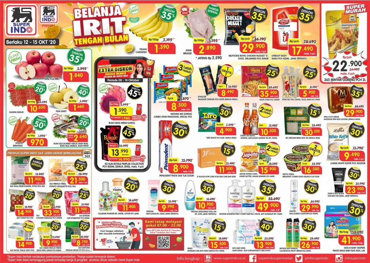 Promo Superindo hari ini 14 Oktober 2020, minyak goreng Rp 22.900!