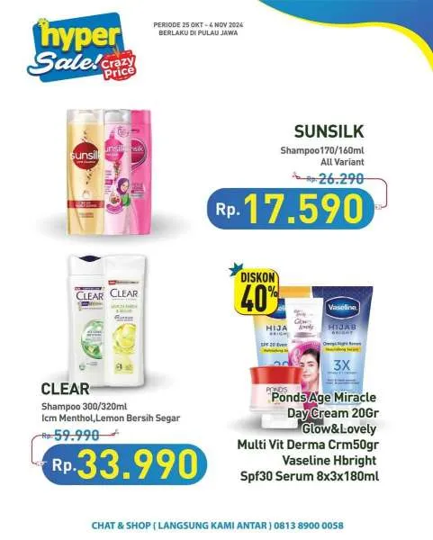 Promo Hypermart Hyper Sale Periode 25 Oktober-4 November 2024