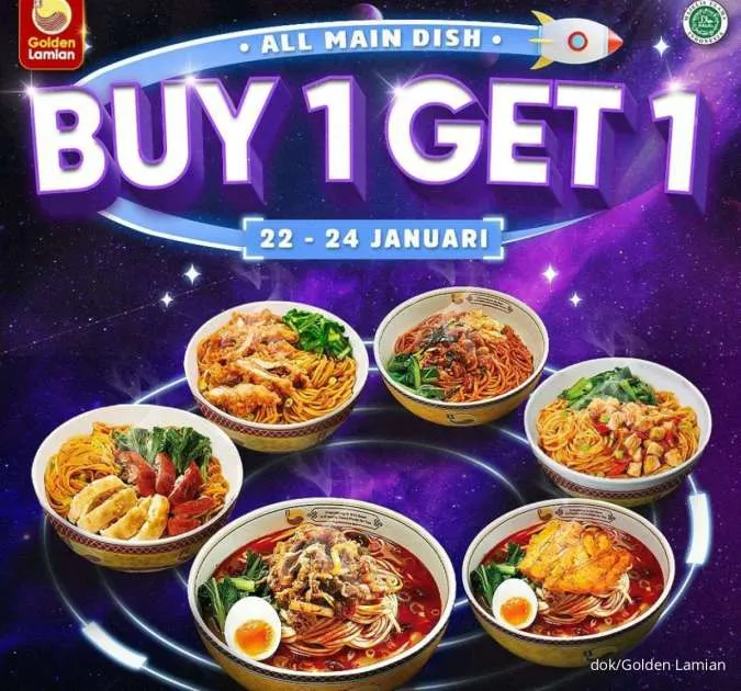 Promo Golden Lamian Buy 1 Get 1 Free