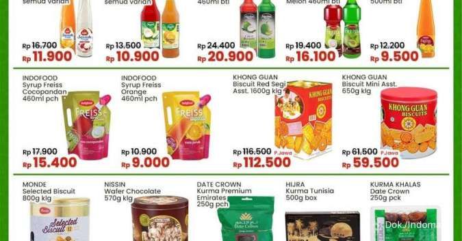 Katalog Promo JSM Indomaret Sambut Ramadan, Aneka Biskuit dan Sirup Harga Hemat